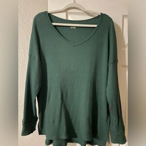 Green v neck, American Eagle shirt